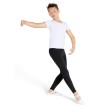 capezio 1061B t-shirt ronde hals voor jongens wit voor ballet