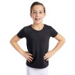 capezio 1061B t-shirt ronde hals voor jongens zwart