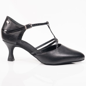 Portdance PD121 Premium Zwarte Dansschoenen gesloten neus