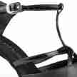 Portdance PD121 Zwarte Dansschoenen dames het gespje