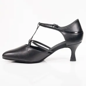 Portdance PD121 Zwarte Dansschoenen dames met 5cm hak