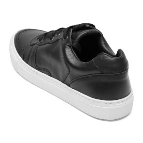 Rumpf 1528 Luca lederen danssneakers met volledige zool achterkant