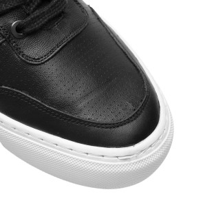 Rumpf 1528 Luca lederen danssneakers met volledige zool ronde neus 