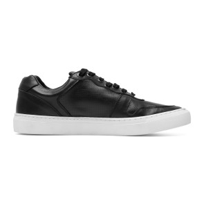 Rumpf 1528 Luca lederen danssneakers met volledige zool zijkant