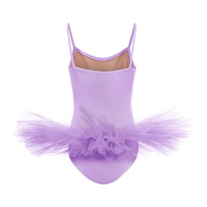 Rumpf 3105 tutu met balletpak lila achterkant