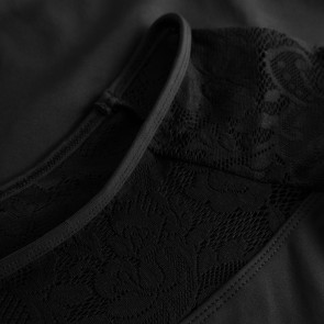 Rumpf R3113 balletpak met kant korte mouwen detail 