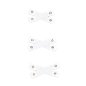 Capezio Snap Elastics voor Kinderen wit
