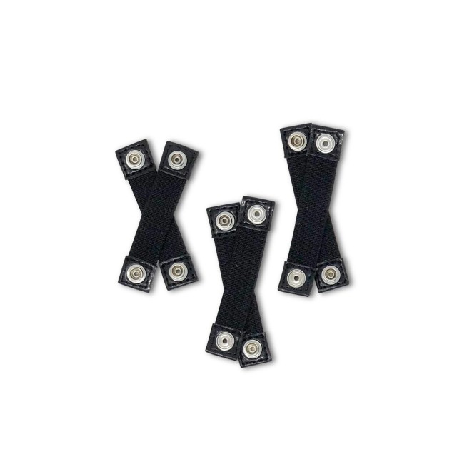 Capezio Snap Elastics voor Kinderen zwart