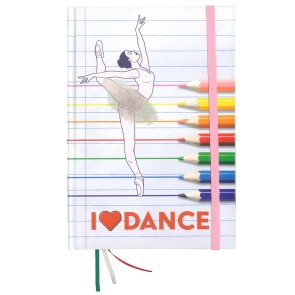 Alista Breed Gelinieerd Notitieboekje I Love Dance