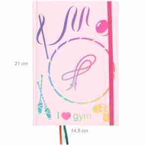 Alista Breed Gelinieerd Notitieboekje I Love Gym