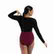 Capezio Shrug with Faux Knot zwart