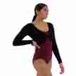 Capezio Shrug with Faux Knot zwart bolero model