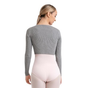 Capezio Shrug with Faux Knot grijs