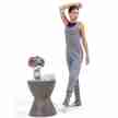 Capezio-Full-Length-Romper-grijs met een perfecte pasvorm