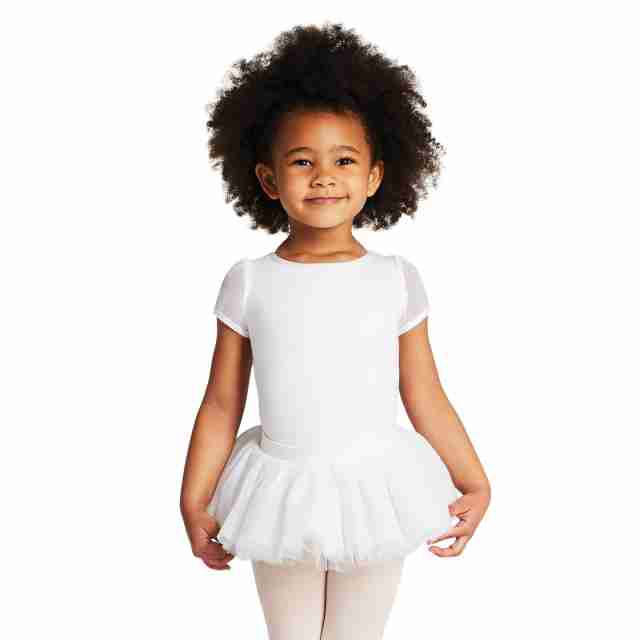 Capezio Meisjes Balletpakje Pofmouwen en Open Rug 11311C