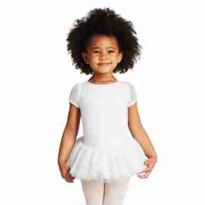 Capezio Meisjes Balletpakje Pofmouwen en Open Rug 11311C