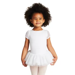 Capezio Meisjes Balletpakje Pofmouwen en Open Rug 11311C