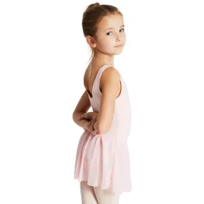 Capezio meisjes Pinch Front Tank Dress rose