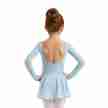 Capezio Meisjes Balletpakje met Rokje en Lange Mouwen 11724C blauw