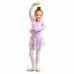 Capezio Meisjes Balletpakje met Rokje en Lange Mouwen 11724C paars