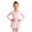 Capezio Meisjes Balletpakje met Rokje en Lange Mouwen 11724C roze