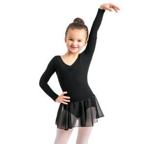 Capezio kinder Collections Lange Mouwen Jurk zwart