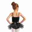 Capezio meisjes Belted Camisole Tutu Dress zwarte rug