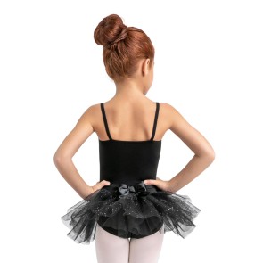 Capezio meisjes Belted Camisole Tutu Dress zwarte rug