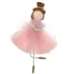 Alista Dancer Basics Alista Ballerina Decoratieve Hanger voor in de Kerstboom met een doorzichtig draadje