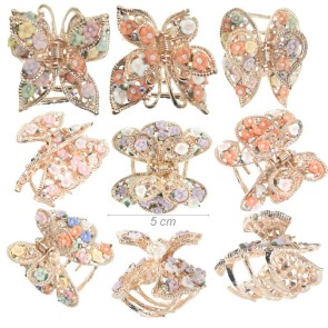 Alista Dancer Basics  Alista Vlinderclip met Bloemen