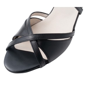 Werner Kern Ilka zwarte dames dansschoenen met een open neus