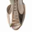 Werner Kern Holly goudkleurige latin dansschoenen voor dames met ademende voering