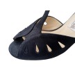 Werner Kern Lindsay Blauw Suede Dames Latin Dansschoenen met een open neus