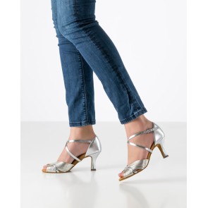 Anna Kern Dames Dansschoenen Ninon met drukknoopsluiting