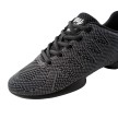 Suny Anna Kern 4050 Knit zwart-grijs Heren Danssneakers met Splitzool met veters