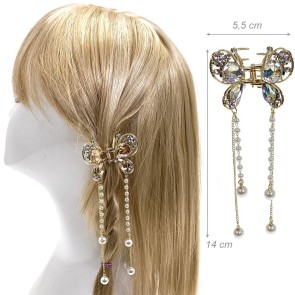 Alista Dancer Basics  Alista Vlinder Haarclip met Kristallen