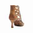 Portdance PD804 Dark Tan Leder Dansschoenen 5cm hak