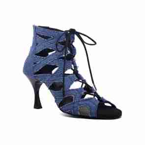 Portdance PD804 NET Denim Dansschoenen