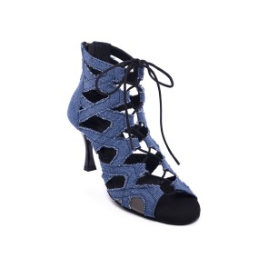 Portdance PD804 NET Denim Dansschoenen