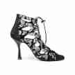 Portdance PD804 Dansschoenen Zwart-Wit Slangenprint