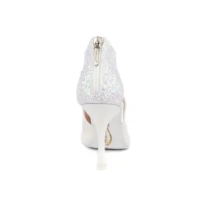 Portdance PD810 Pro Dames Dansschoenen Neopreen en Wit Glitter