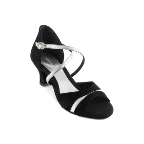 Portdance PD816 Black Silver Leather
