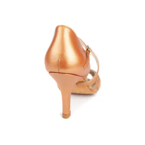 Portdance PD PRO 001 Dansschoenen Dark Tan Leer