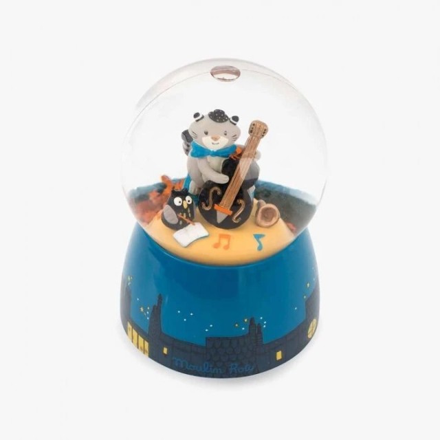 Moulin Roty Muzikale Sneeuwbol Globe Les Moustaches