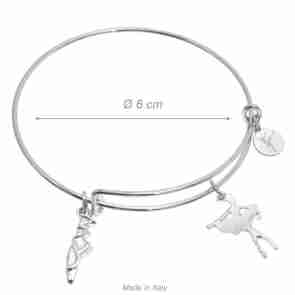 Alista Stevige Armband met Dansthema
