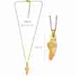 Alista Dancer Basics Alista Ketting met Stalen Ballerina Spitzen Hanger goud