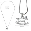 Alista Dancer Basics Alista Ketting met HobbelPaardHanger en Strass Steentjes