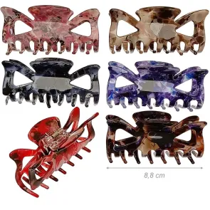 Alista Marble Acrylic Hair Claw 88mm