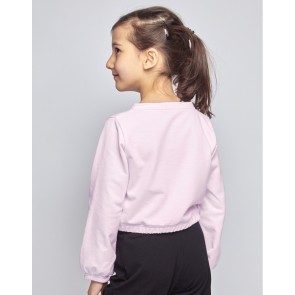 Temps Danse Tani jr. Papillon cropped Sweater met Ballerina voor Meisjes Roze