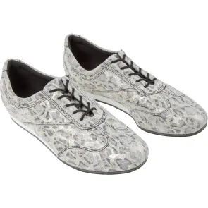 Diamant grijze trainingssneakers voor latin ballroom salsa 183-435-606-V